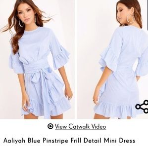 FINAL MARKDOWN!! NWT BLUE/WHITE STRIPE DRESS